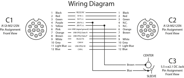 12-Pin Cable Specs & pin-out - marXact