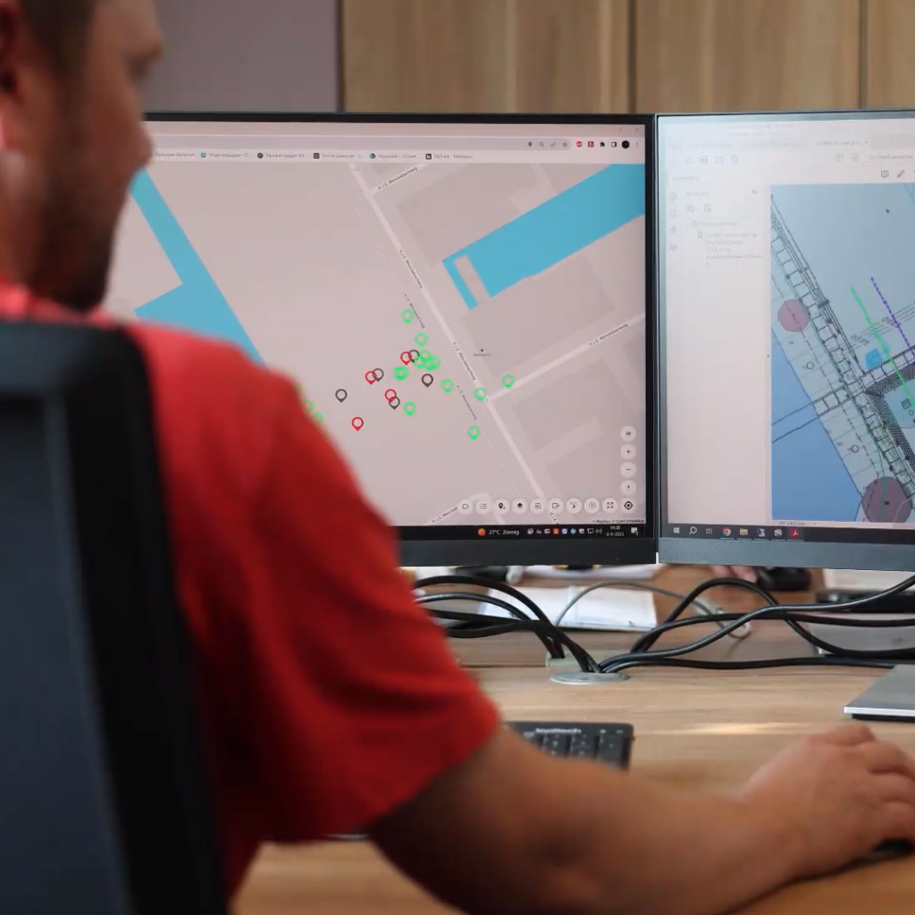 Laden Sie die Exporte in UNI-Cloud als CSV, DWG oder DXF herunter und betrachten oder bearbeiten Sie sie in Ihrem bevorzugten Programm.